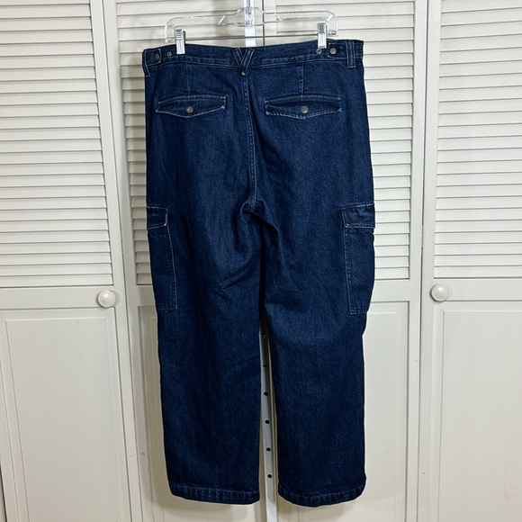 Madewell Low-Slung Straight Cargo Jeans in Martindale Wash Size 31 - Picture 10 of 16